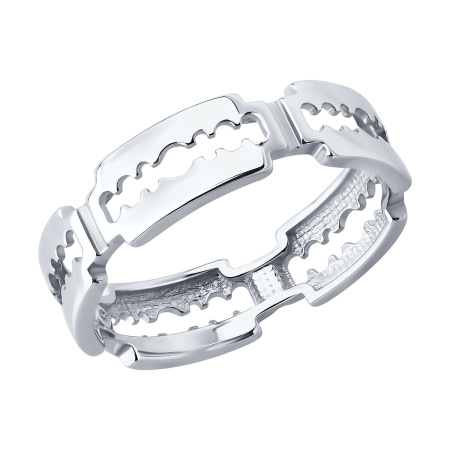 Серебряное кольцо «Лезвие»