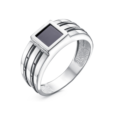 Печатка из серебра с кварцем