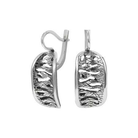 Серьги из серебра «Белладжио»