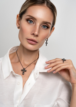 Колье из серебра