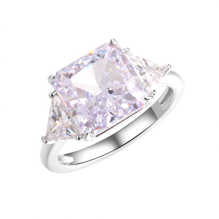 Серебряное кольцо с фианитом