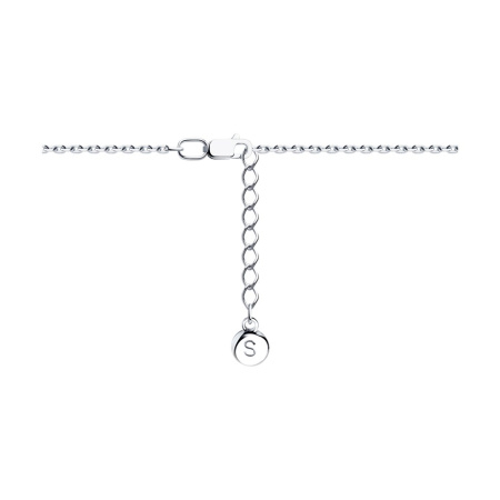 Браслет из серебра с бриллиантами