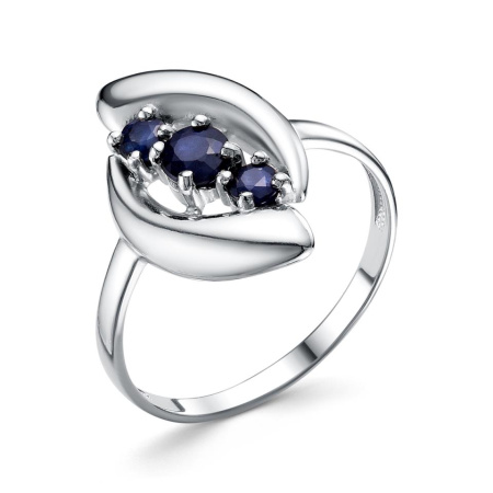 Кольцо из серебра с сапфиром