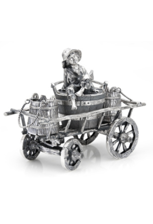 Серебряный набор для специй «Телега»