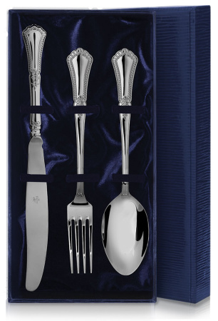 Серебряный набор столовый «Фаворит» 3 предмета