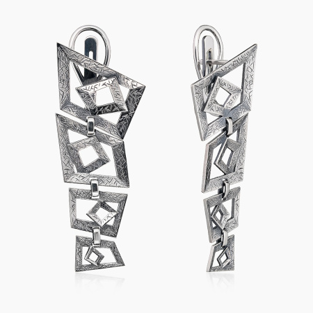 Серьги из серебра