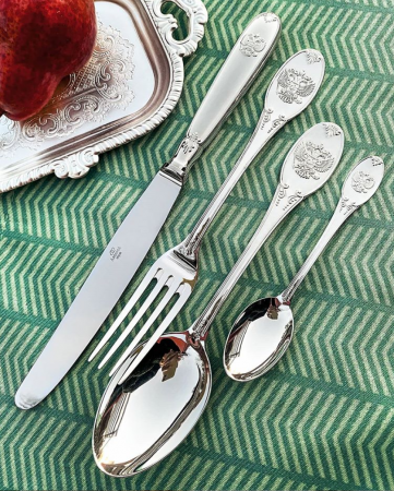 Серебряный набор столовый «Единство» 48 предметов