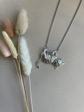 Серебряная подвеска «Ленивец»