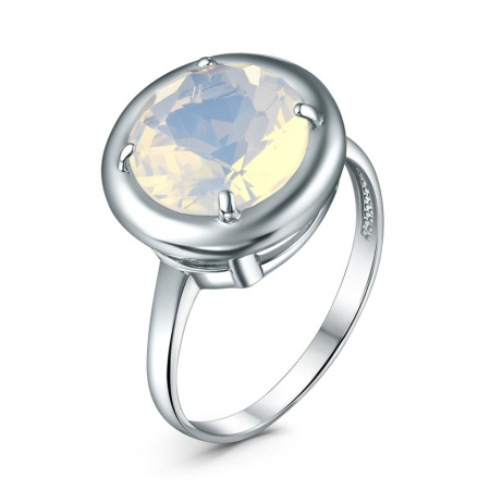 Кольцо из серебра с лунным камнем