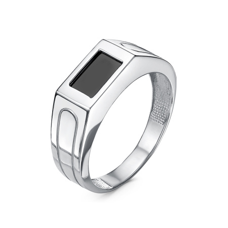 Серебряная печатка с кварцем