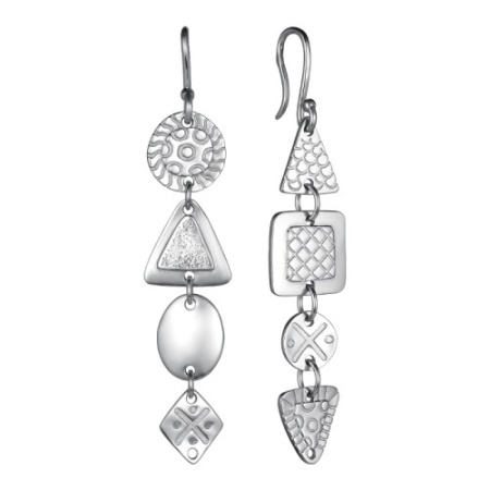 Серебряные серьги «Орнамент»