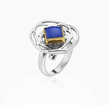 Серебряное кольцо «Вихрь»