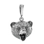 Серебряный кулон «Медведь»