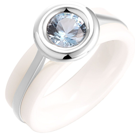 Кольцо из серебра с нанокристаллом