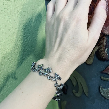 Браслет из серебра 925 «Мечта грибника»