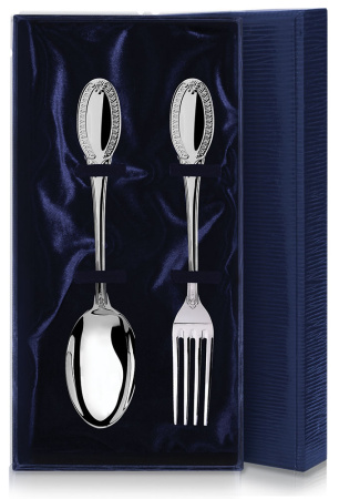Серебряный набор «Император» столовая ложка и вилка