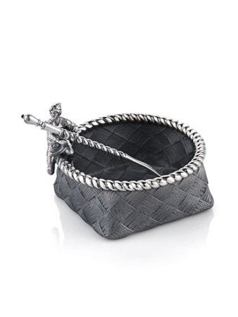 Серебряная солонка «Мужичок с ноготок»