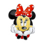 Брошь из серебра с эмалью «Минни Маус»