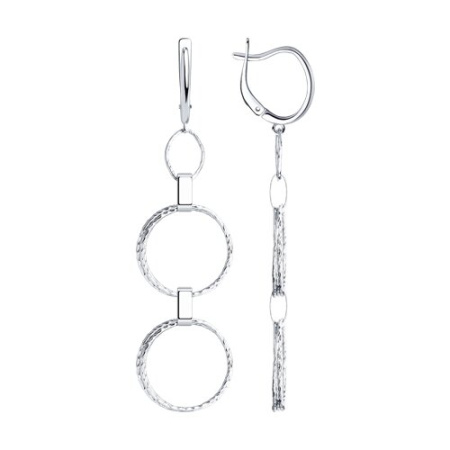 Серьги из серебра