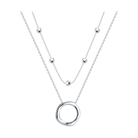 Серебряное колье