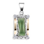 Подвеска из серебра с авантюрином
