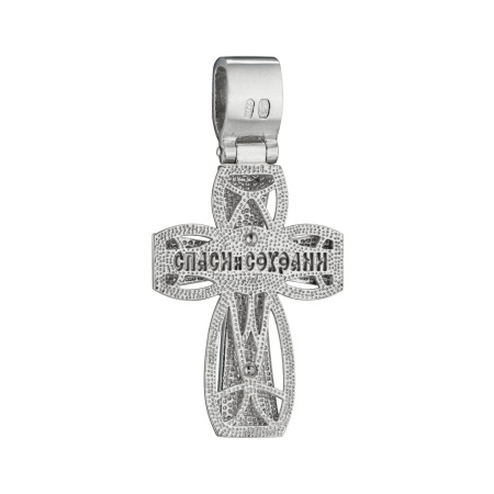 Крест серебряный с чернением