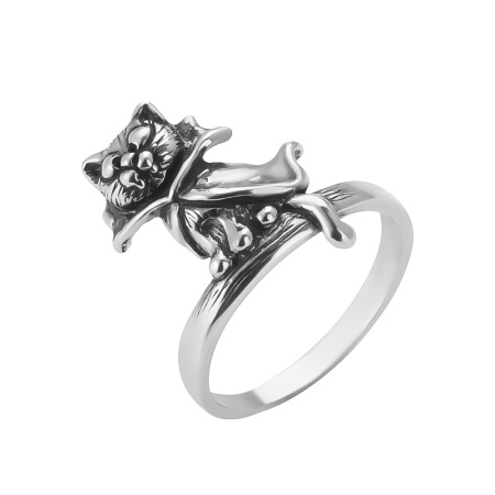 Серебряное кольцо «Маски сброшены...»