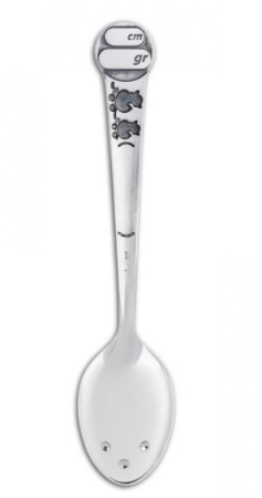 Серебряная тактильная ложка DO DO «Утята»