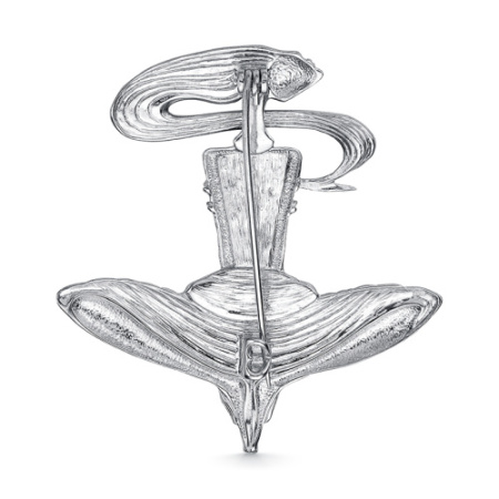 Серебряная брошь «Гармония»