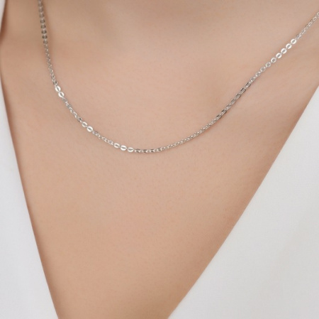 Цепь серебряная «Якорная»