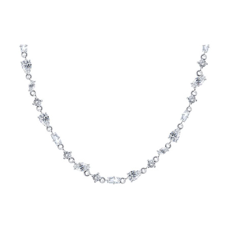 Колье из серебра с фианитами