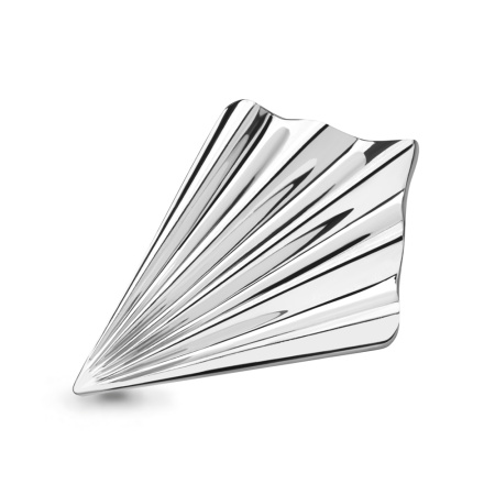 Серебряная брошь «Динамика»