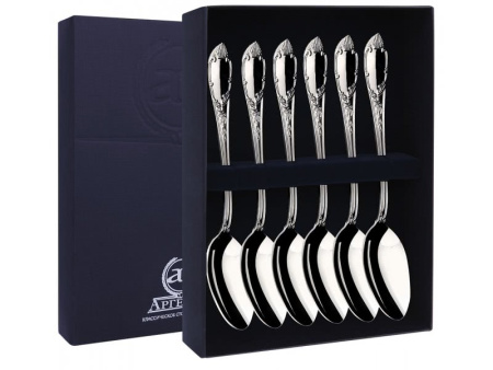 Серебряный набор «Престиж» 6 чайных ложек