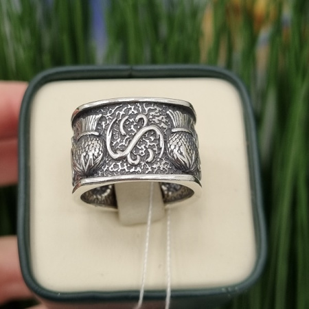 Серебряное кольцо «Чертополох»