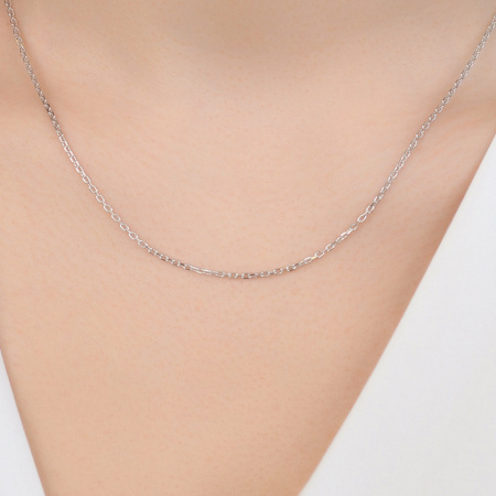 Цепь серебряная «Якорное»