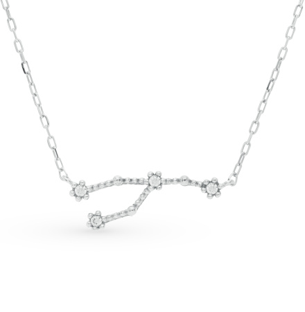 Серебряное колье «Рак»