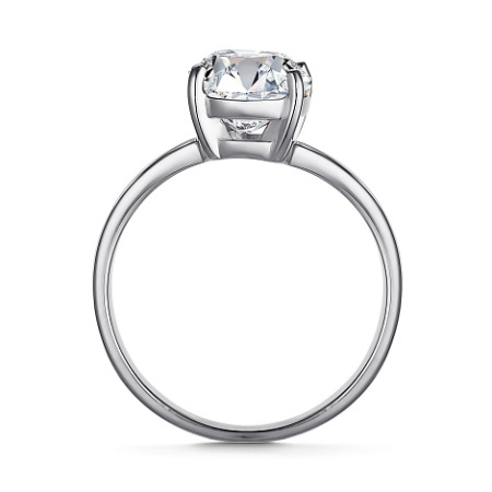 Серебряное кольцо с горным хрусталем