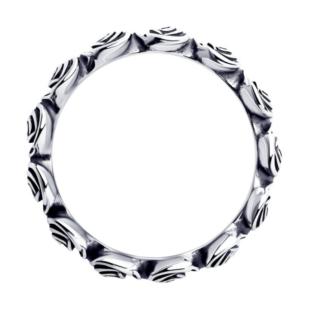 Серебряное кольцо «Роза»