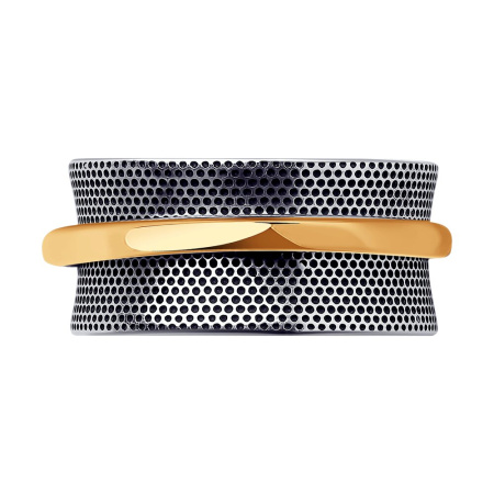 Кольцо из золочёного серебра