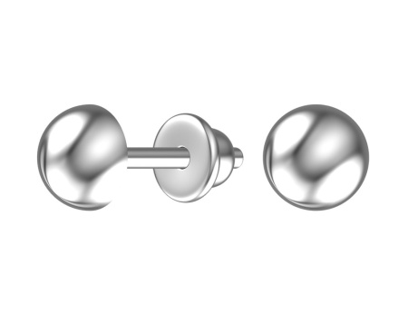 Серебряные пусеты