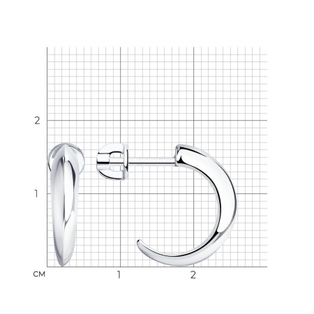 Серьги из серебра