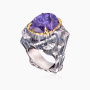 Серебряное кольцо «Пурпурная Галактика» с чароитом