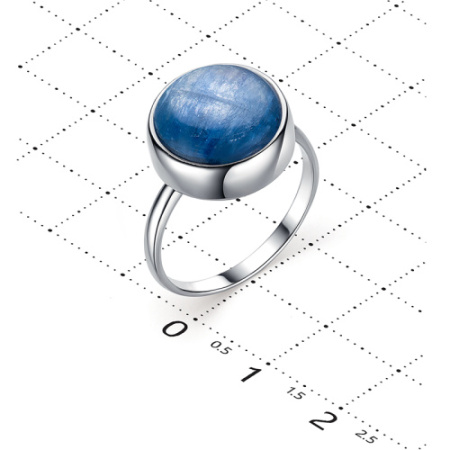 Серебряное кольцо с кианитом