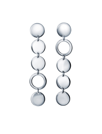 Серебряные серьги «Bubbles»