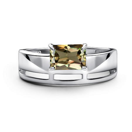 Кольцо из серебра с султанитом