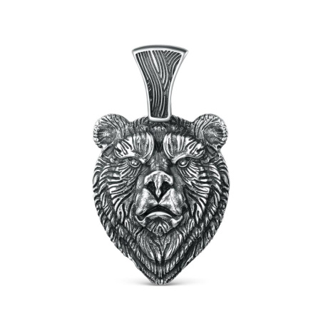 Серебряная подвеска «Медведь»