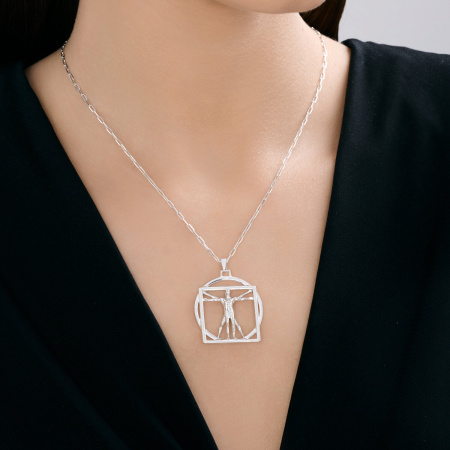 Колье из серебра «Силуэт»