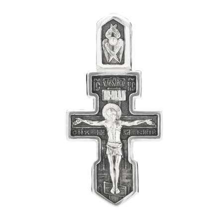 Крест из серебра «Николай Чудотворец»