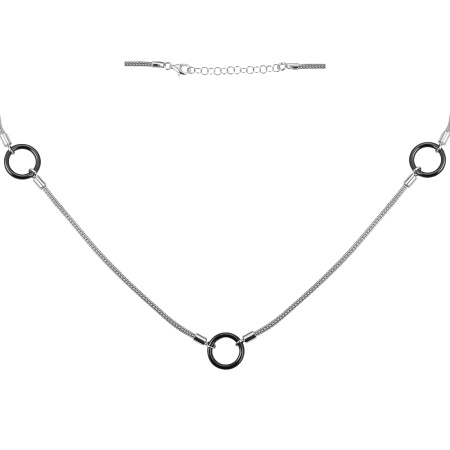 Колье из серебра «Круг»