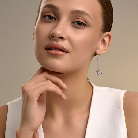 Серебряные серьги «Круги»